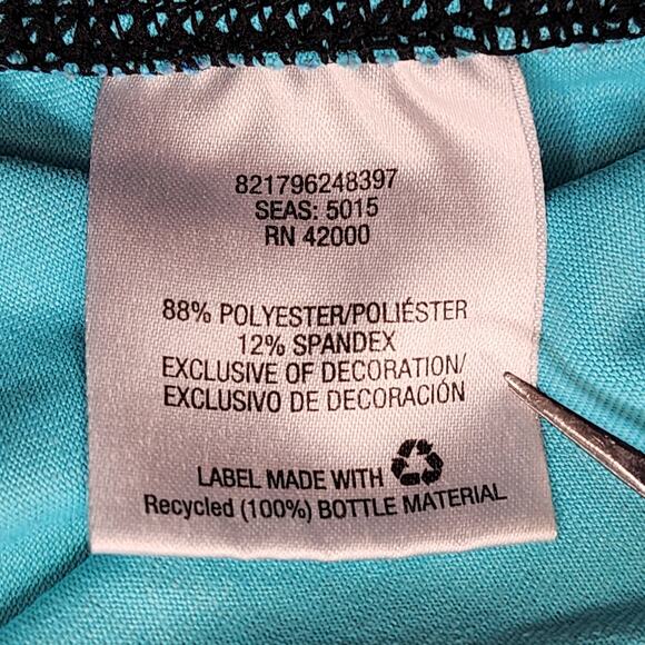 Everlast Leggings Womens S Blue Multicolor Stripes Ankle Pull On Workout Yoga - Picture 4 of 10